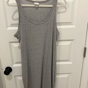 Gray Sleeveless Dress